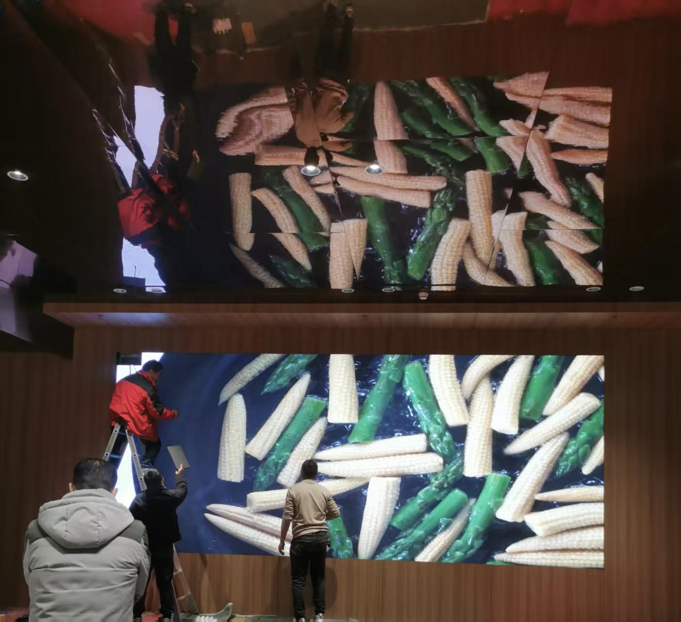 2025.11.28徐州某单位室内p2.5彩屏完工（zhu  jiang   lu  chan  ye  yuan   er  lou）